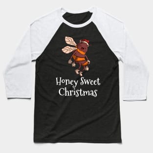 Honey Sweet Merry Christmas Beekeeper Bee Baseball T-Shirt